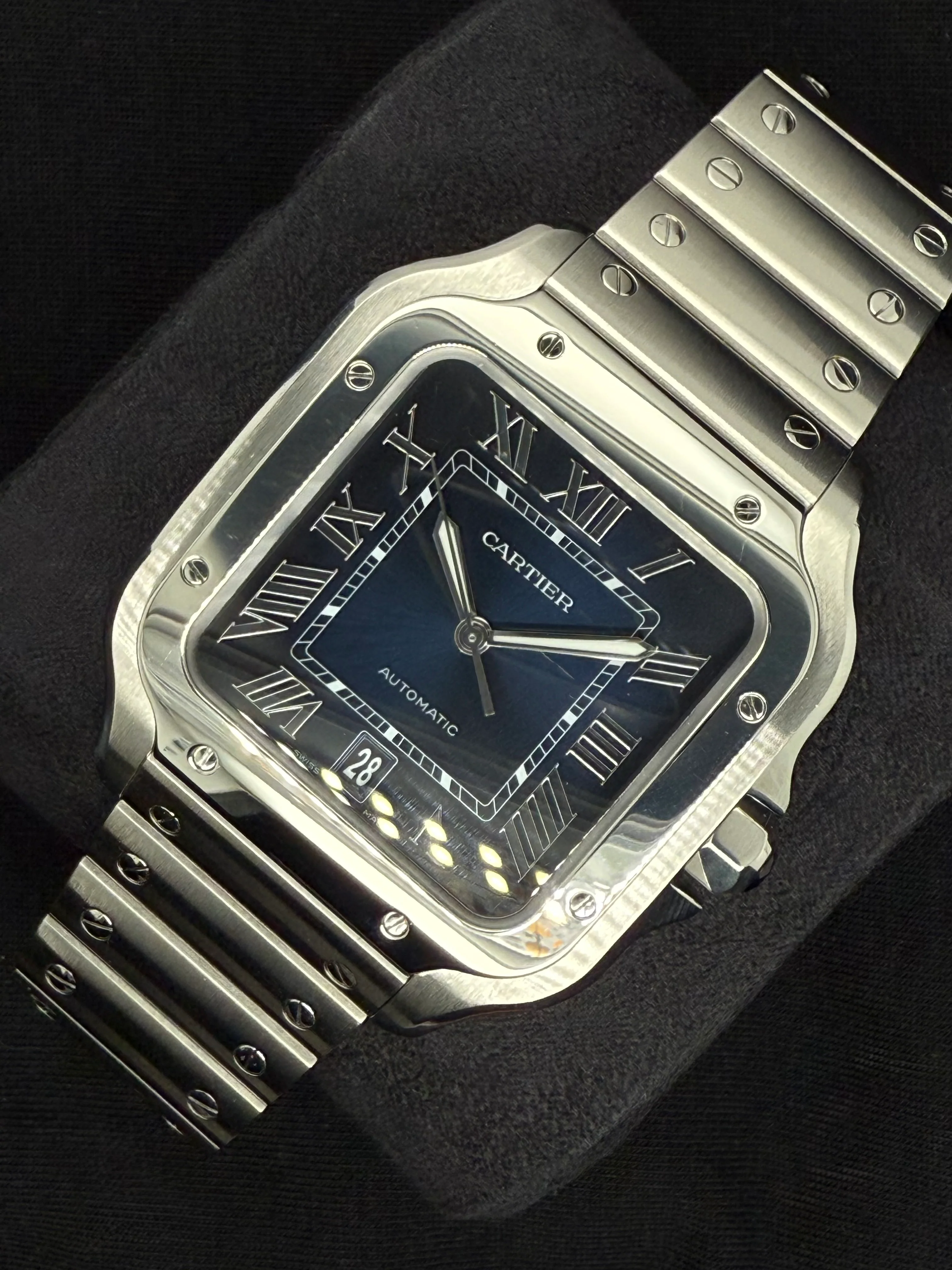 Cartier Santos De Cartier Large Size Blue Dial WSSA0030 | 2024 | 39.8mm - Image 3