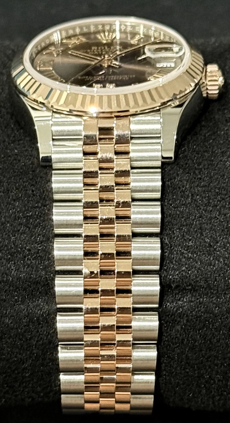 Rolex Datejust 31 Two Tone Everose Gold Chocolate Roman Pave 6 Dial 278271 | 2021 | 31mm - Image 4