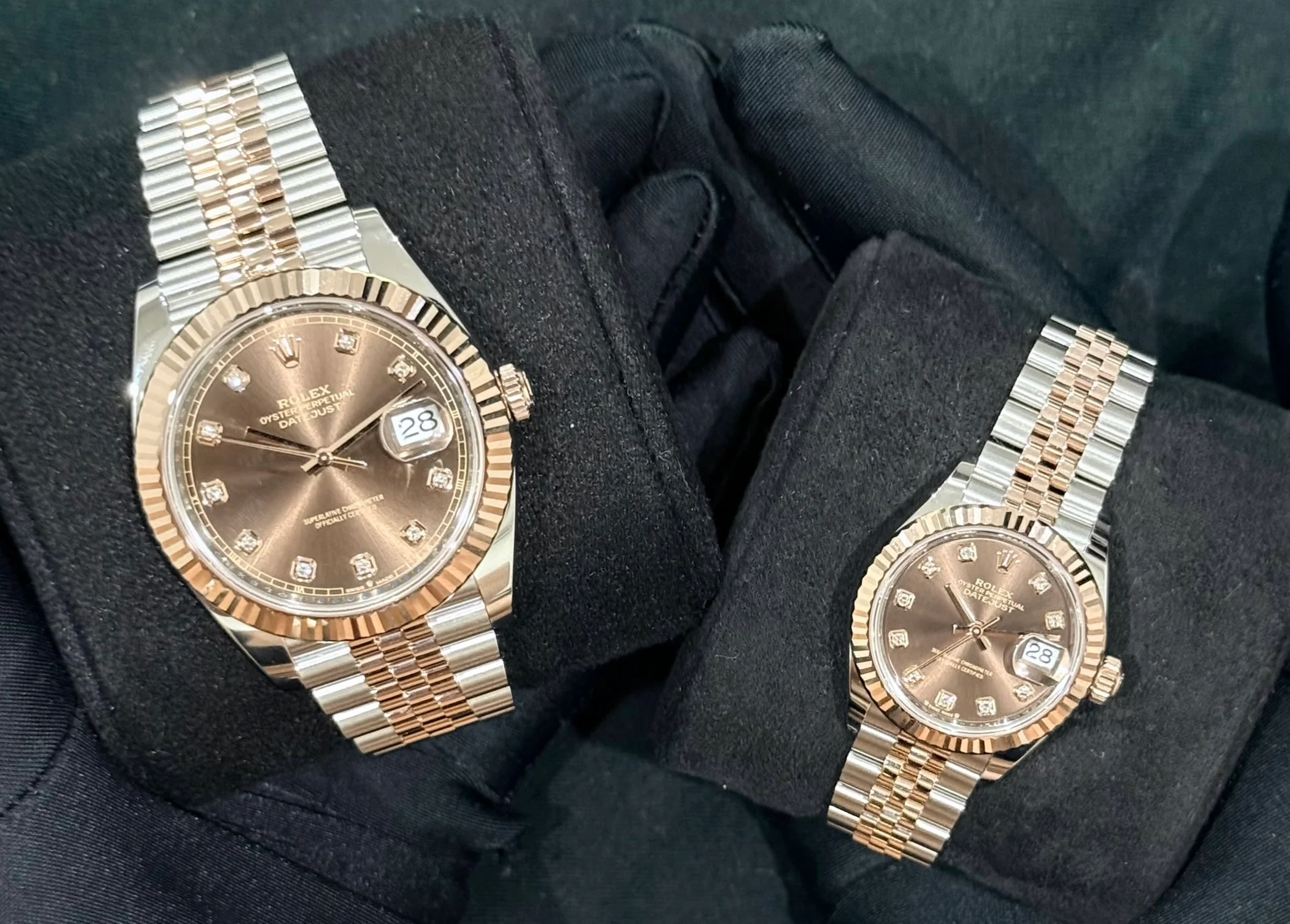 Rolex Datejust 41 Chocolate Diamond Dial Fluted Jubilee 126331 | 2024 | 41mm - Image 7