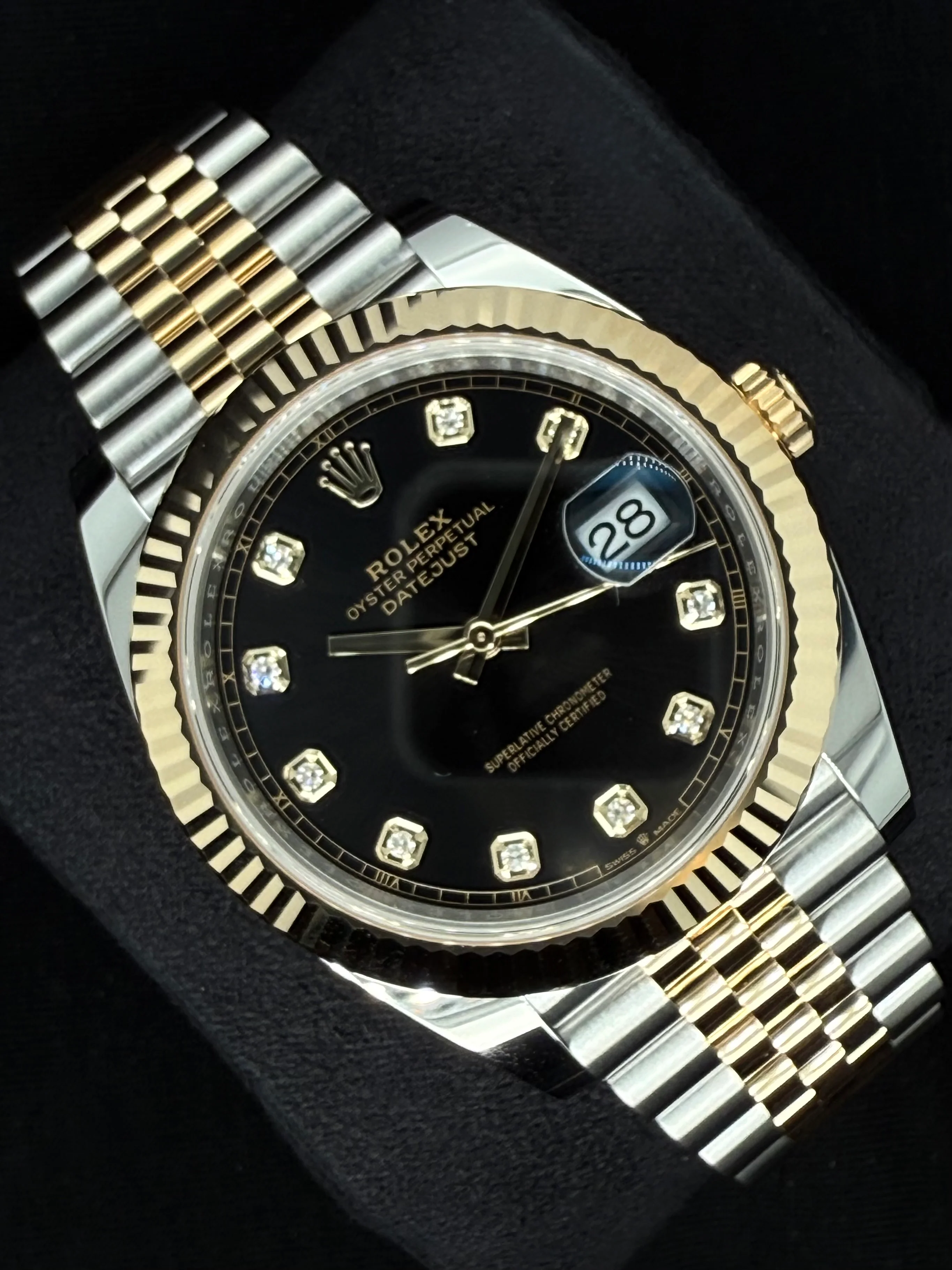 Rolex Datejust 41 Two Tone Black Diamond Dial Jubilee 126333 | 2025 | 41mm - Image 3