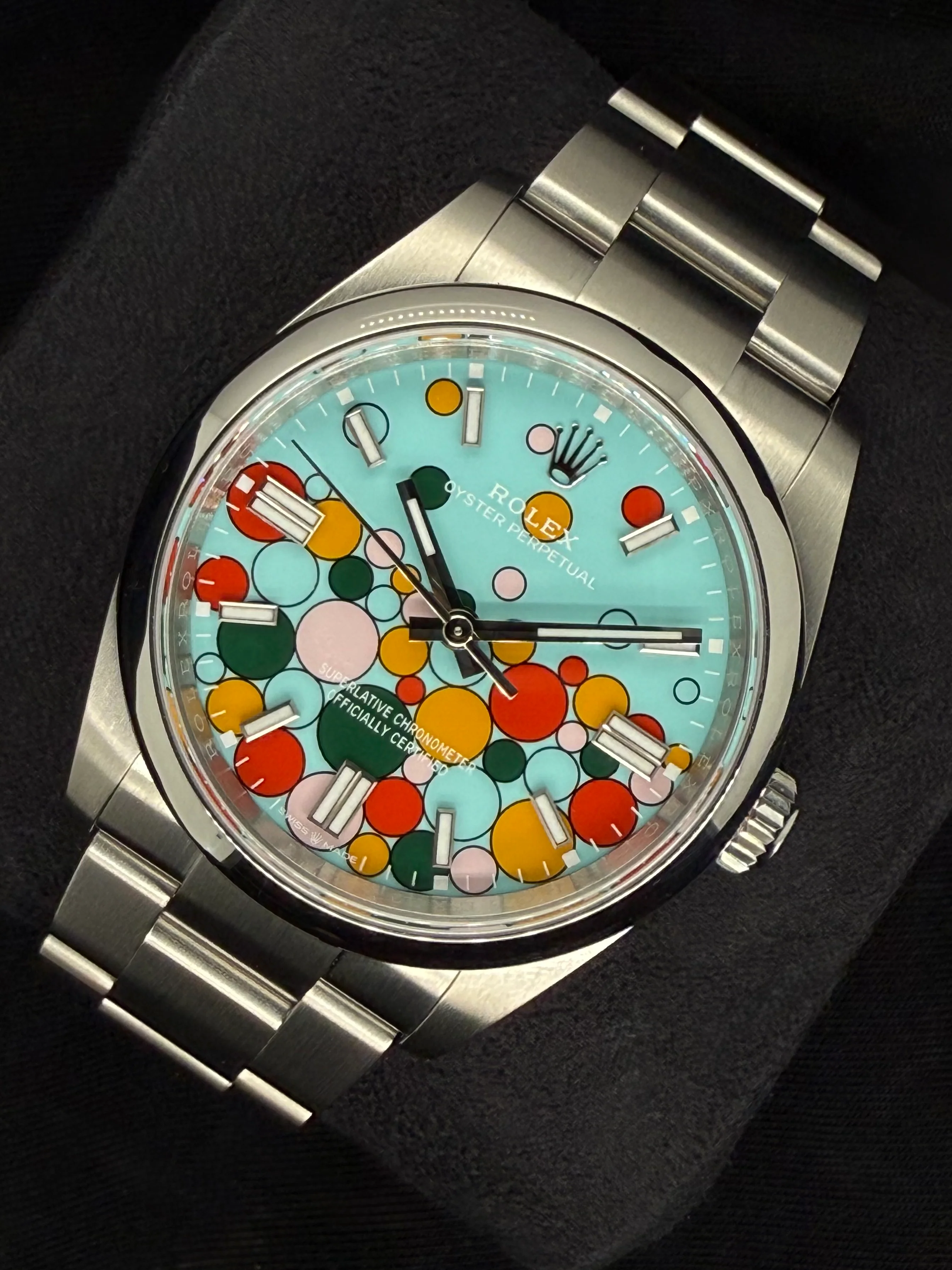 Rolex Oyster Perpetual 41 Celebration Dial Oyster Bracelet 124300 | 2024 | 41mm - Image 3