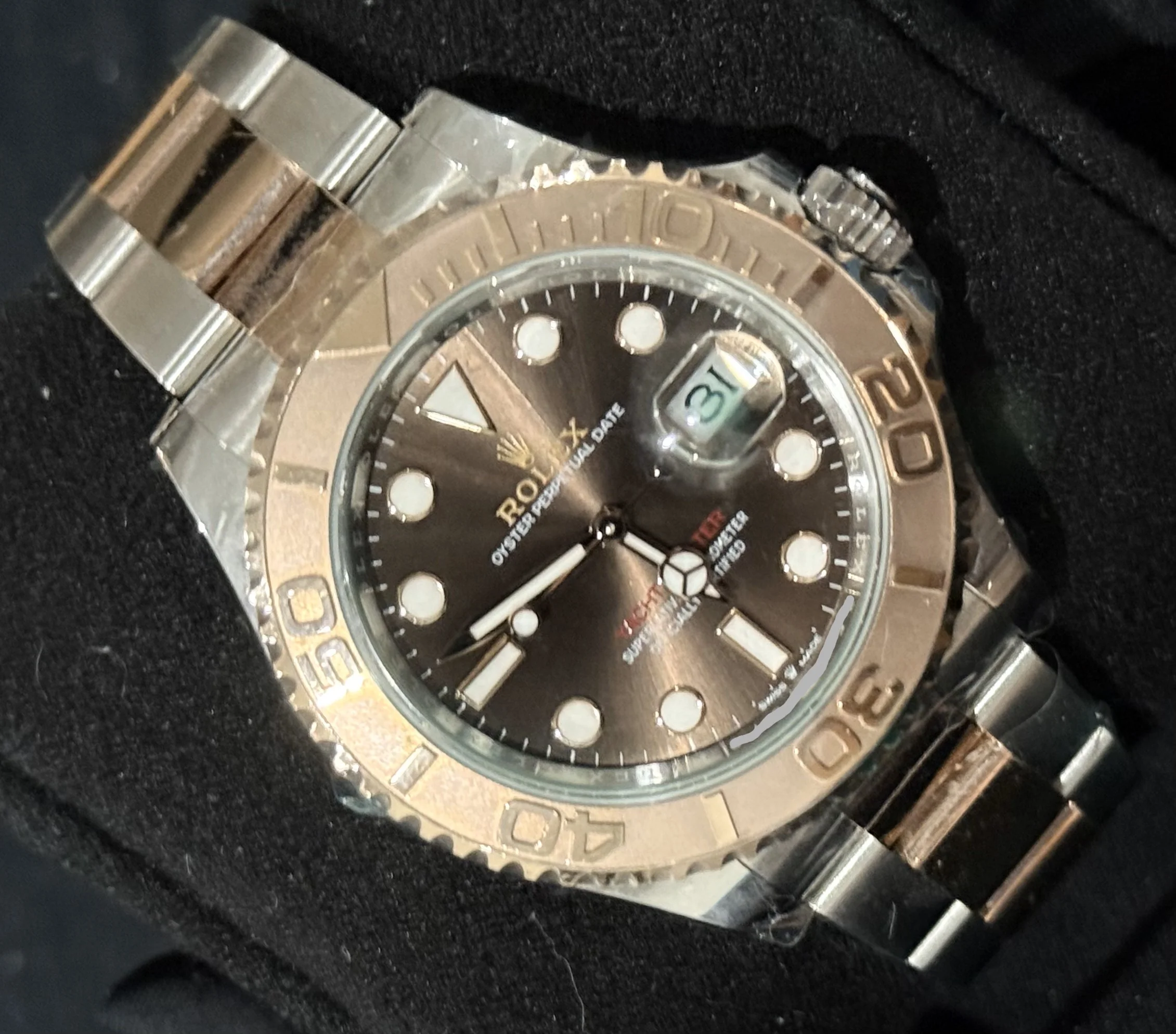 Rolex Yacht-Master 40 Two Tone Everose Gold Chocolate Dial 126621 | 2025 | 40mm - Image 3
