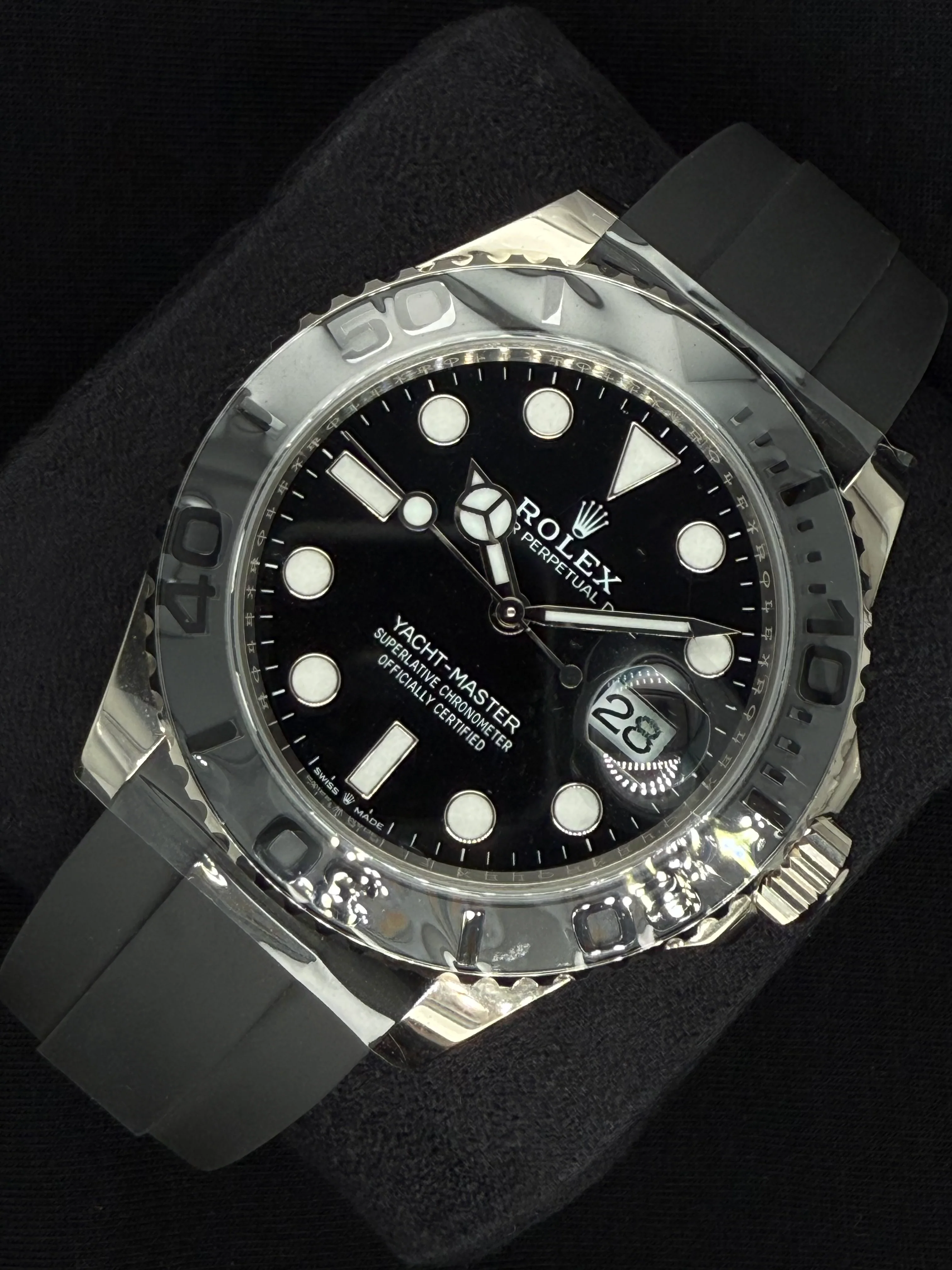 Rolex Yacht-Master 42 Black Dial 18ct White Gold Oysterflex 226659 | 2024 | 42mm - Image 3